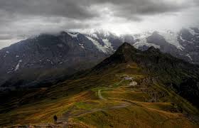 The Epic Mountain Landscape Of The Jungfrau Region