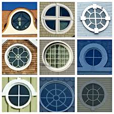 Round window sea wall mirror influenced by rustic window design has decorative hinges and latch features that offer interesting details. Is There A Corner In Round Architecture Farmhouse 1820