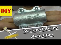 Undichte Wasserleitung Rohr Abdichten Tipps Jetzt Reparieren Mit Gebo Reparaturschelle Youtube