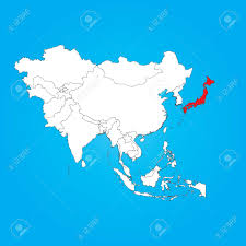For more information on tokyo hotels and flights to japan can be found on the links to the left. A Map Of Asia With A Selected Country Of Japan Stock Photo Picture And Royalty Free Image Image 32386445