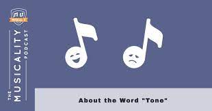 Now, it can also be an act of music. About The Word Tone Musical U