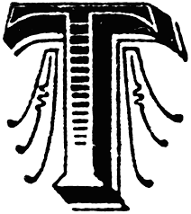 Decorative Capital T Clipart Etc Typography Design Font Clip Art Typography Fonts