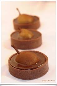 Tartelettes Chocolat Poire Poire Au Chocolat Mini Tarte Dessert Poire Chocolat
