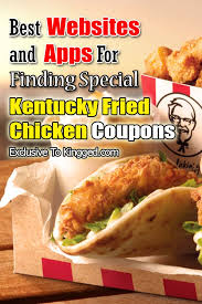 20 best sites apps for finding best kentucky fried chicken coupons