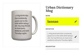 Lazarbeam On Twitter Came Across The Urban Dictionary Definition Of My Name Decided To Get It On A Mug