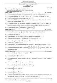 B) variante bac m1 ! Ce A Picat La Bac La MatematicÄƒ In Anii TrecuÈ›i Subiecte Bac MatematicÄƒ Libertatea