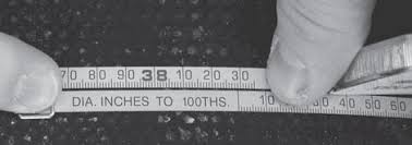 Use a ruler or measuring tape to find the length between the tip of the string and the mark you made (circumference) Diameter Tape Measure With Your Corporate Logo A Useful Tool For The Executive And Field Workers To Measure Pipe And Pipeline Diameter