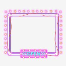 Neon Stars Purple Colorful Border Neon Frame Colorful Png Transparent Clipart Image And Psd File For Free Download Colorful Borders Hologram Colors Clip Art