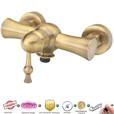 Retro Duscharmatur Armatur Nostalgie Antik Messing