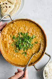 Lentils with vegetables snuggled in a spiced thai coconut sauce, oh yes, definitely something to try. Masoor Dal Tadka Indian Red Lentil Dal The Curious Chickpea
