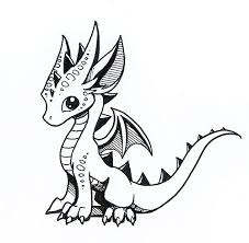 Found 10 free dragons drawing tutorials which can be drawn using pencil, market, photoshop, illustrator just follow step by step. Chibidragons Dragon Coloring Page Baby Dragons Drawing Dragon Artwork