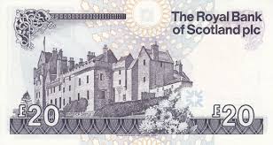 For the security of customers, any unauthorised attempt to access customer bank information will be monitored, and may be subject to legal action. 20 Pounds 2012 23 V 1988 2012 Reduced Size Issue The Royal Bank Of Scotland Plc Scotland Banknote 10167