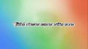 Apa kurangnya aku di dalam hidupmu hingga kau curangi aku. Saujana Keluarga Bahagia Lirik Youtube