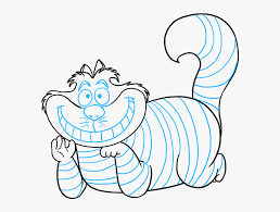 These are in a sort of anime style, as they are much easier then drawing actual cat eyes. How To Draw Cheshire Cat Cheshire Cat Drawing Easy Hd Png Download Kindpng