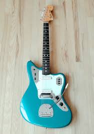 2005 Fender Jaguar 62 Ri American Vintage Avri Usa Guitar Ocean Turquoise Guitar Photography Guitar Fender Jaguar