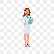 female doctor illustration community helpers clipart doctors female doctor png and vector with transparent background for free download in 2021 female doctor medical art illustration