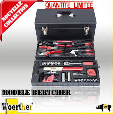 Rangez vos outils de bases et ceux qui sont le plus souvent utilisés dans une boîte ou un coffret à outils. Caisse A Outils Complete Bertcher