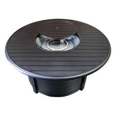 Az Patio Heaters 22 In Cast Aluminum Round Slatted Fire Pit F 1350 Fpt The Home Depot Fire Pit Table Patio Heater Gas Patio Heater