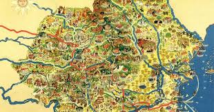 Colorful Map Of Romania With Artistically Highlighted Tourist Attractions Map Colorful Map Amazing Maps