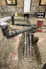 Getting the old drain pipe out of the stub was also not easy, it was rusted into the stub and i basically had to slice it down the middle and pry it out piecemeal with pliers. Plumbing Reshaping Our Footprint Page 7
