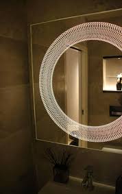 Cheap bath mirrors, buy quality home improvement directly from china suppliers:60x80cm 50x70cm smart rectangular bathroom mirror high quality refection two color led bathroom mirror enjoy. Modern Frameless Finely Etched Back Illuminated Glazz Cosmic Bathroom Mirror For Sale At 1stdibs