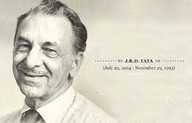 Jehangir ratanji dadabhoy tata was an indian aviator, industrialist, entrepreneur and chairman of tata group. Happy Birthday Jrd Tata The Father Of Indian Aviation