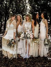 Mismatched Bridesmaid Dresses How To Nail The Look Bridesmaid Dresses Boho Mismatched Bridesmaids Mismatched Bridesmaid Dresses