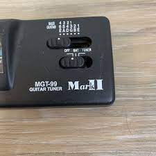 MGT-99 Mark II Guitar Quartz Tuner Easy To Read VU Meter Electric And Bass  | eBay
