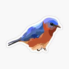 The blue bird (dramë) (sq) pièce de théâtre de maurice maeterlinck (fr); Bluebird Stickers Redbubble