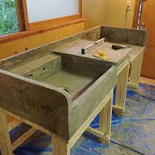キッチン 手作りシンク diy モルタルシンク ハンドメイドのインテリア実例 2015 09 19 19 30 20 roomclip ルームクリップ インテリア 手作り家具 シンク
