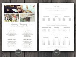 We're here to teach you all about wedding caterer prices. Wedding Photographer Pricing Guide Psd Template V3 On Behance