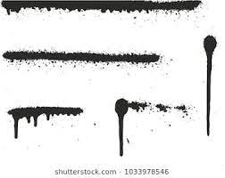 Spray Paint High Detail Abstract Vector Backgrounds Lines Drips Set 01