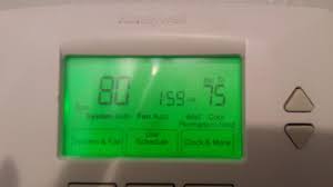 Wait Indicated On My Honeywell Rth7400 Thermostat After 1 Week Vacation Home Improvement Stack Exchange
