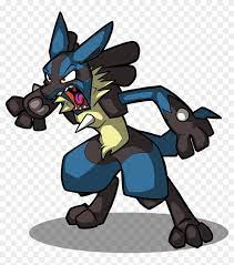It evolves from riolu when leveled up with high friendship during the day. Shiny Mega Lucario Stats For Kids Lucario Angry Free Transparent Png Clipart Images Download