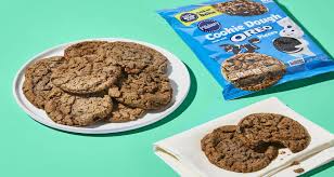 They were both supposed to be baked on a cookie sheet at around 350 degrees for a minimum of 12 minutes. Pillsbury Cookie Dough With Oreo Cookie Pieces Recipe Hellofresh