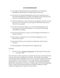 Is an annotation similar to include a favor, the it in alphabetical order using the first author's last example: Annotated Bibliography As A Step In Researching And Documentation An Annotated
