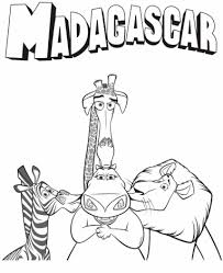 Imprimir desenhos para colorir no canva é grátis e fácil. Desenho De Personagens De Madagascar Para Colorir Tudodesenhos