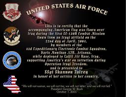 Delawareans seeking afghanistan evacuation information, click here. Art Work A Certificate Designed To Accompany A Flag To Be Flown Over Iraqi Airspace The 43rd Electronic Combat Squadron Ecs Certificate Is Presented To Usaf Staff Sergeant Ssgt Shannon Falvey In