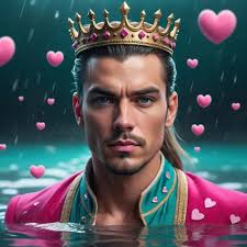 guy, strong, handsome, king, white, pink, teal, tall...
