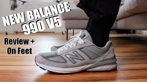 New Balance 990v5 Review On Feet More Comfortable Than Boost And React Youtube