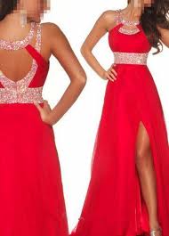 Formal Red Chiffon Evening Ball Cocktail Prom Dress Bridesmaid Dresses Gown Us 4 Aofeng Inc Http Vestidos De Gala Rojos Vestidos De Noche Vestidos De Fiesta