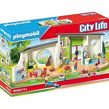 Playmobil 70280 Kita Regenbogen Playmobil City Life In 2020 Playmobil Kita Regenbogen Spielzimmer