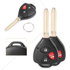 .when inside the car a yellow light is on the dash meaning the keyfob is not present. Gzyf 2 Keyless Entry Remote Control Key Fob Replacement Uncut Blade For 2006 2010 Toyota Rav4 2007 2012 Toyota Yaris 2008 2013 Scion Xb Walmart Com Walmart Com