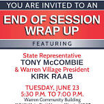 End of Session Wrap-up – Warren