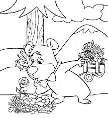 These coloring pages will accompany kids as long they like this coloring activity. Printable Coloring Book Yogi Bear 7