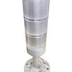 3 Tier LED Tower Light with Buzzer Transparent Red yellow Green 24vdc