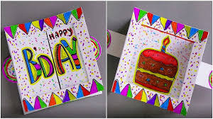 Handmade cards are always lovely to receive, and much more personal than a store bought card. Diy Birthday Card Handmade Greeting Card Making Ideas Youtube
