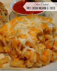 I like to add shredded cheddar instead of bread crumbs. Slow Cooked Triple Cheddar Mac And Cheese Melissassouthernstylekitchen Com