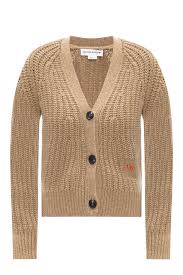 Buy victoria beckham men's 60mm gradient sunglasses. Knitted Cardigan With Logo Victoria Beckham Gov Us