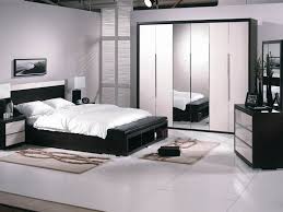 Elegant And Classy Wardrobe Furniture Set With Silver And Black Images Google Search White Bed Frame New Bed Designs Black Painted Furniture